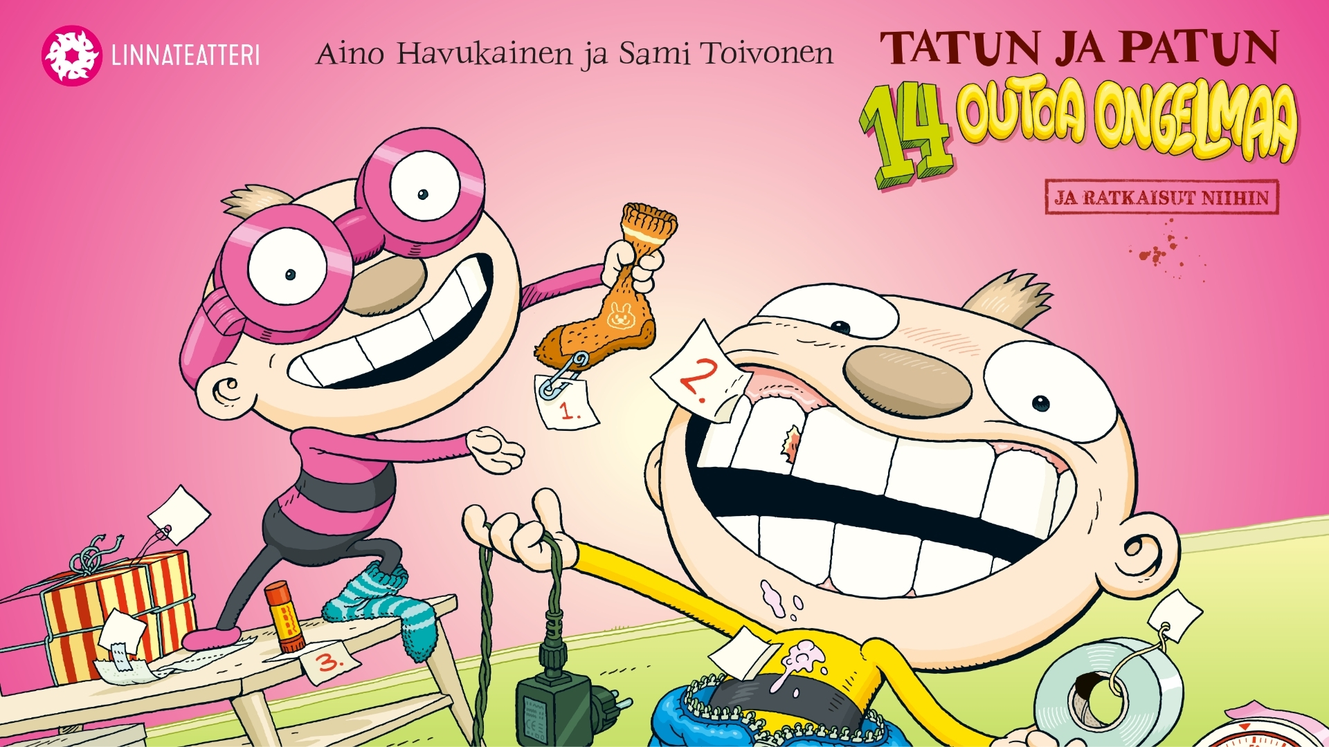 Tatun ja Patun 14 outoa ongelmaa to 6.5.2027 klo 15.00